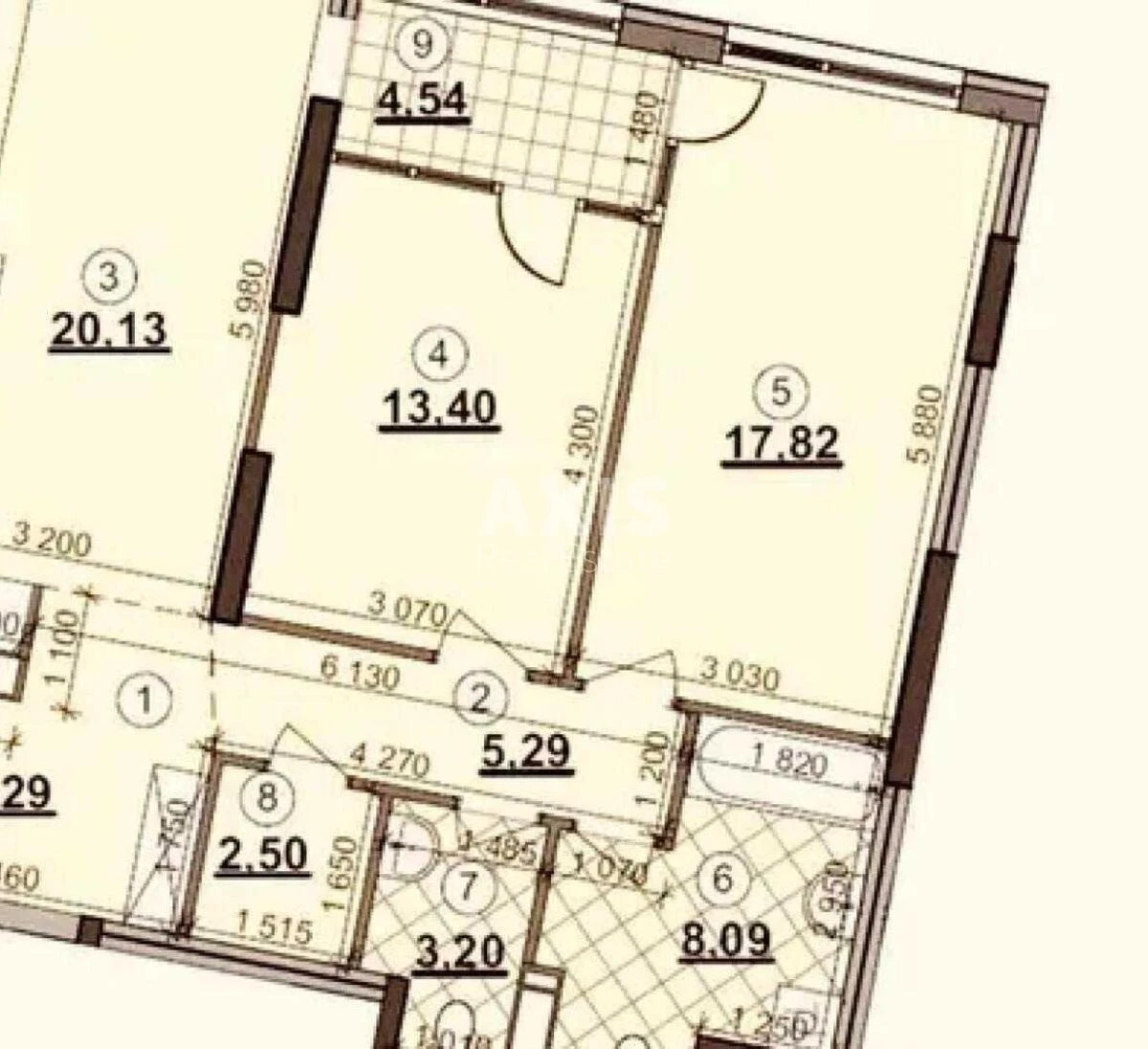 3k apartment nab. Dniprovs'ka Fifteen years628447