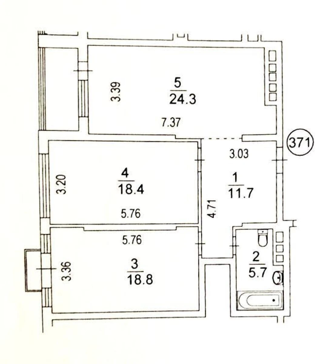 2k apartment pr-t Berestejskij 5Б7021510