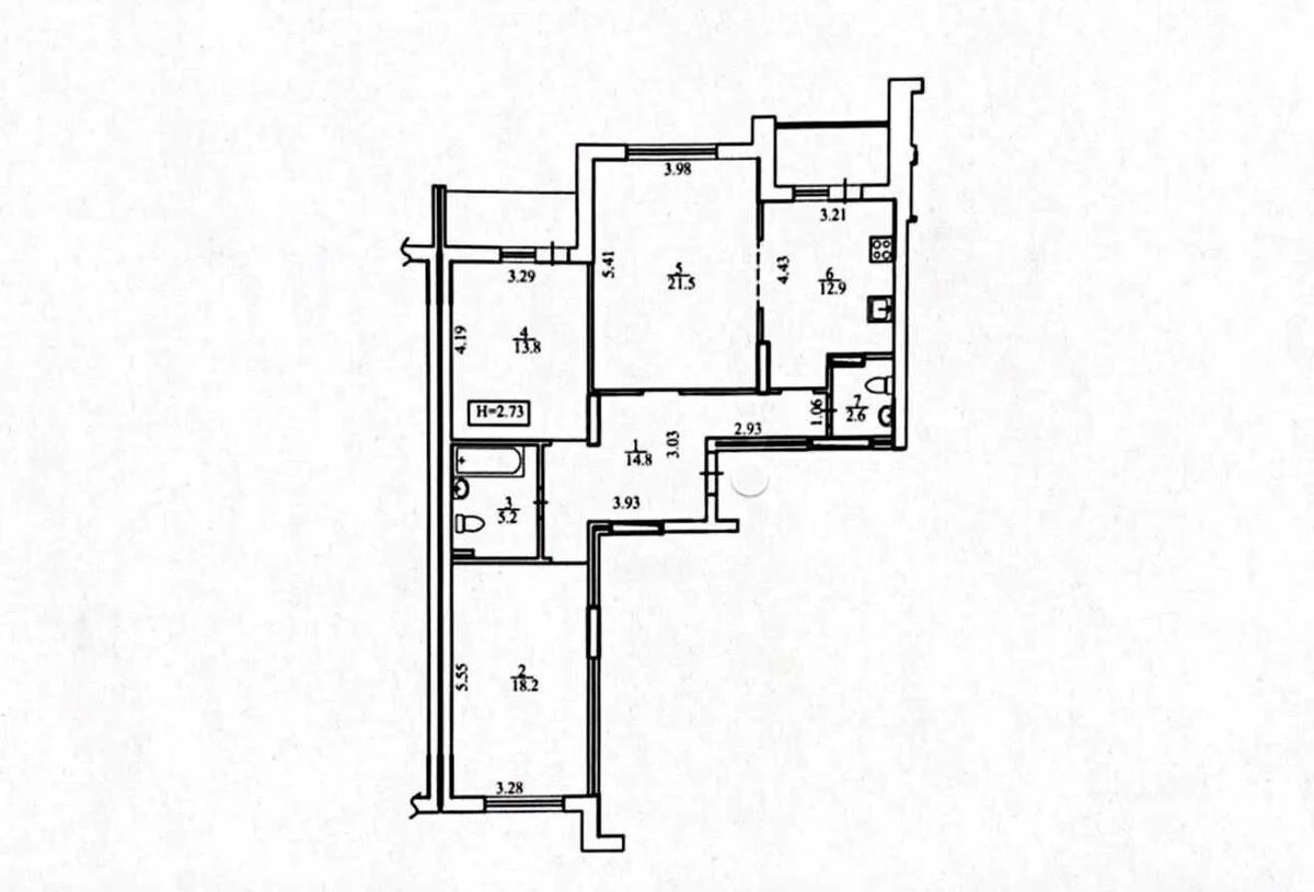 3к квартира пр-т Берестейский 71А705309