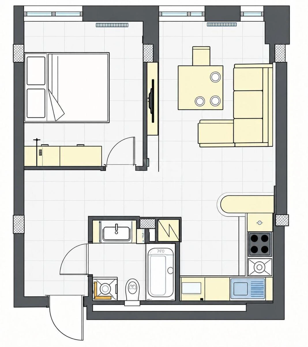 2k apartment vul. Regeneratorna 47205316