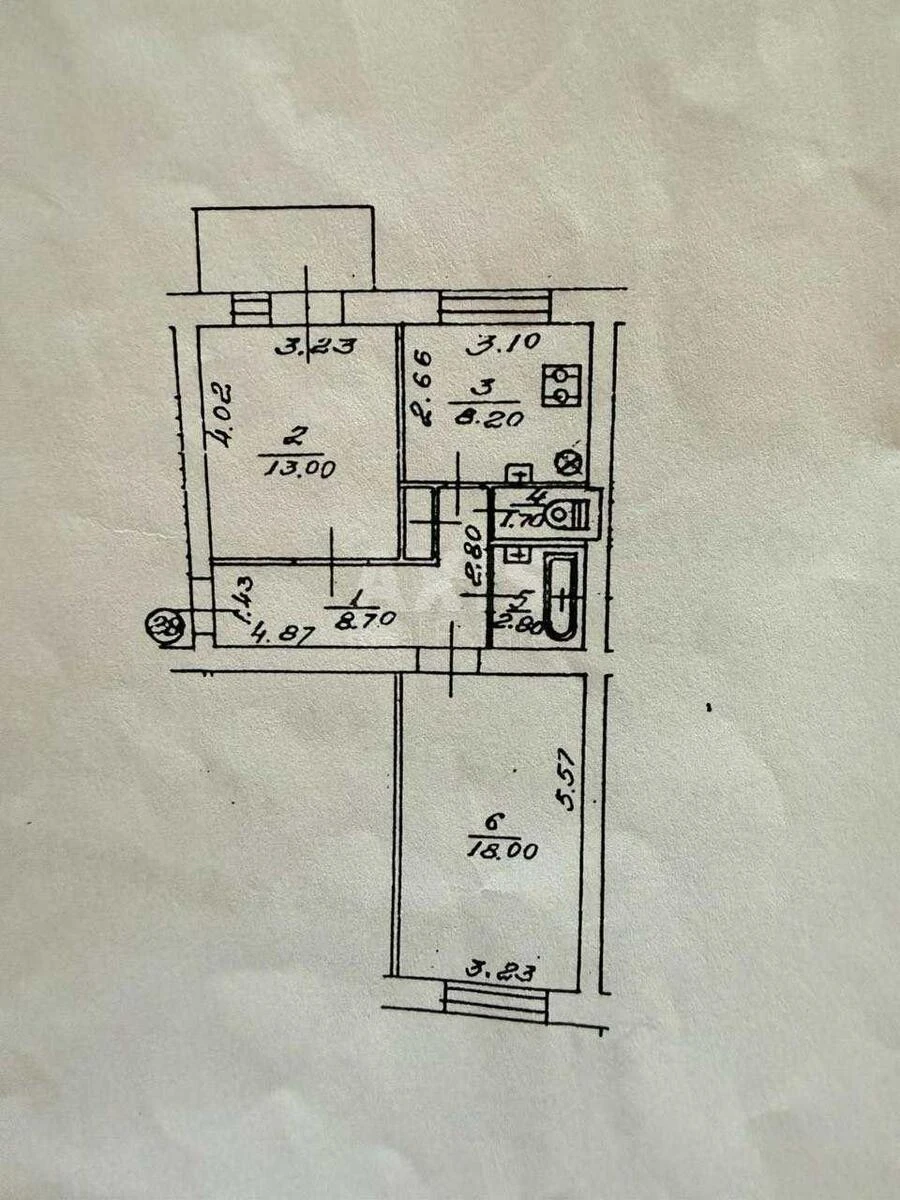 2k apartment vul. Oleksy Tykhoho 38/196558920