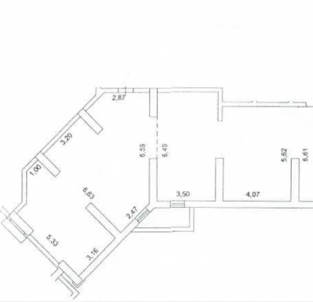 Trade object vul. Myhajla Maksymovycha 32, 74m2683562