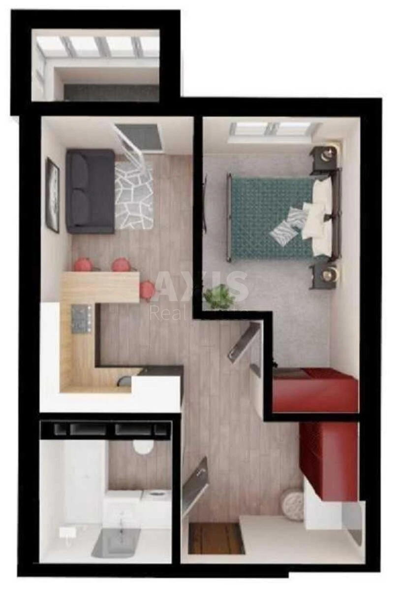 2k apartment vul. Bulahovs'kogo Akademika 1Б641671