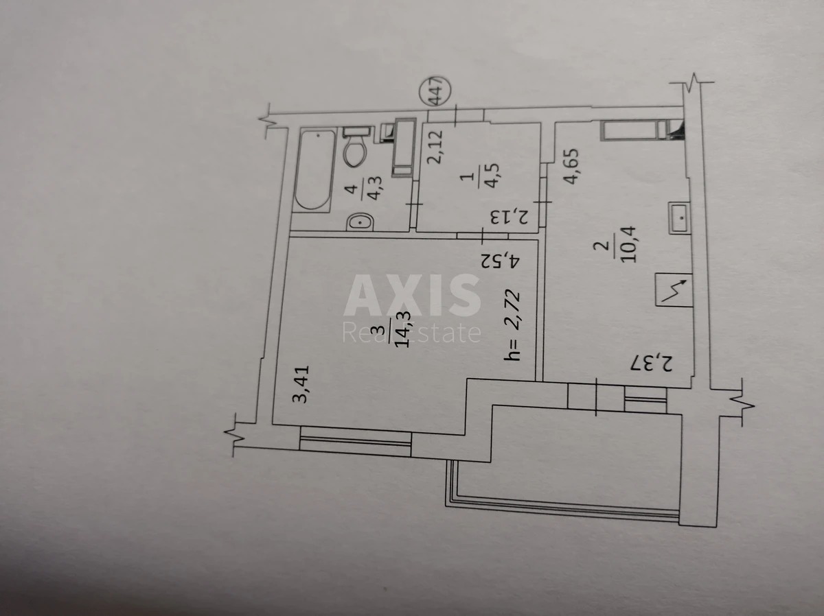 1k apartment vul. Sosjury Volodymyra 67034817