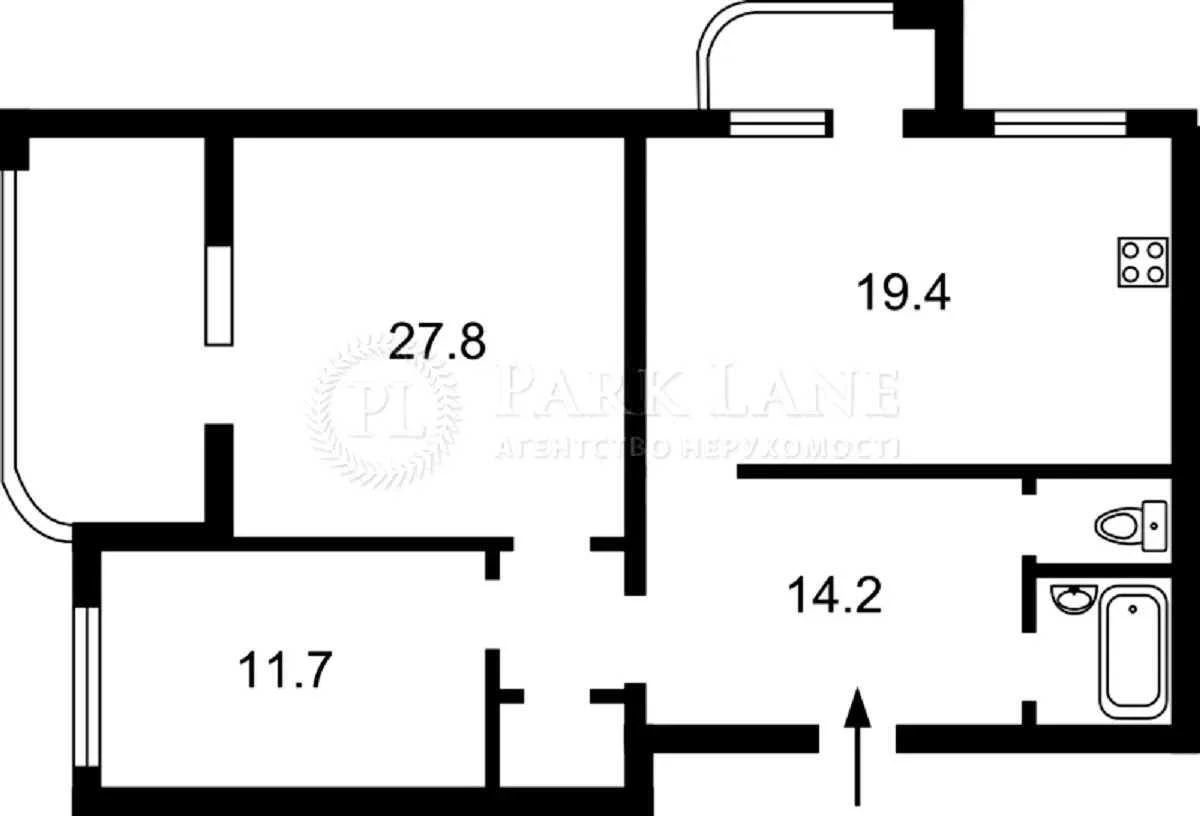 3k apartment vul. Novatoriv 97005412